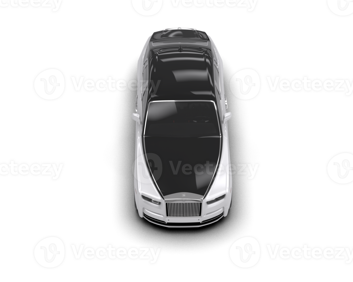 Realistic luxury car isolated on background. 3d rendering - illustration png