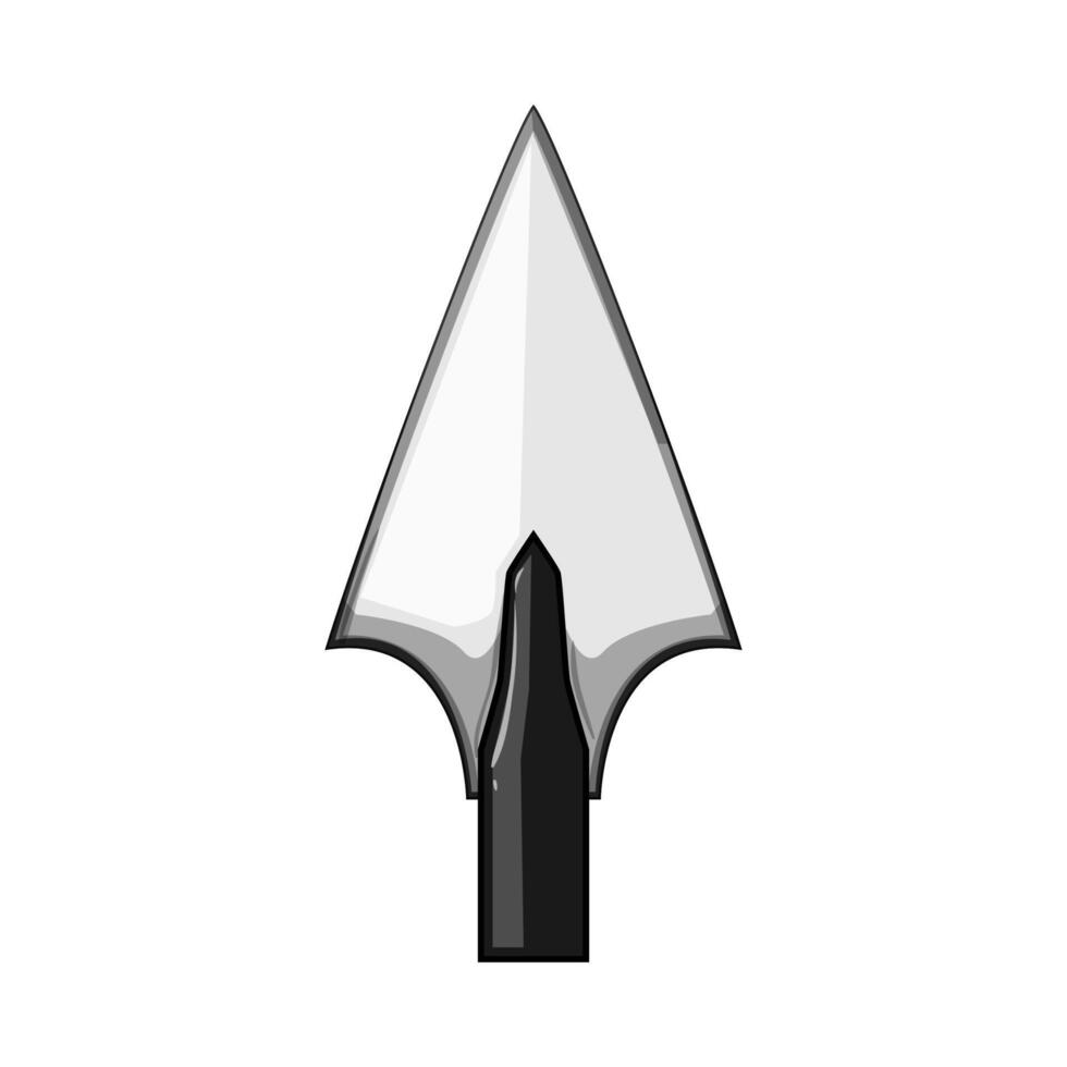 indigenous arrowhead cartoon illustration vector