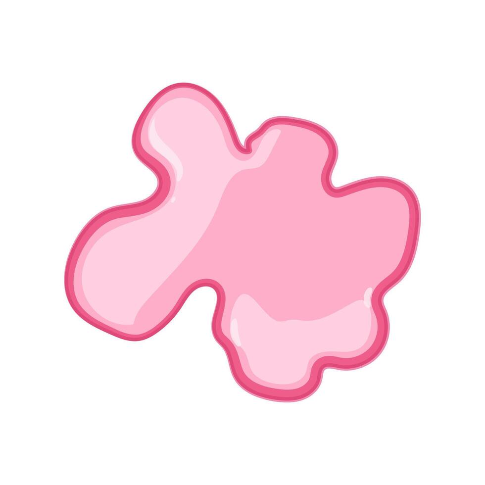 chew bubble gum cartoon illustration vector