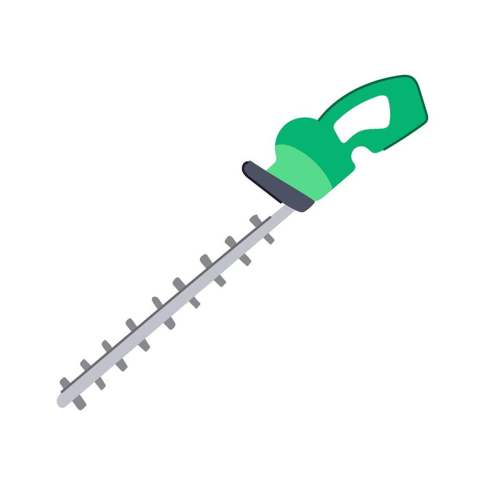 trimming tree trimmer cartoon illustration vector