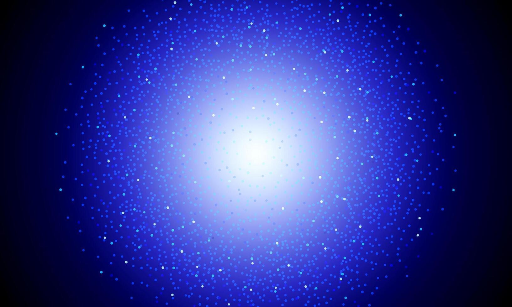 Blue glowing light glitter background effect. Magic glow sparkling texture. star dust. vector