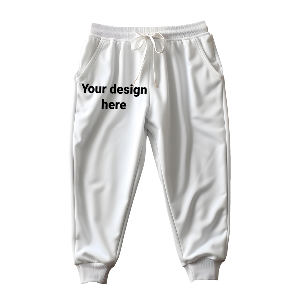 White Trousers Mockup Isolated psd