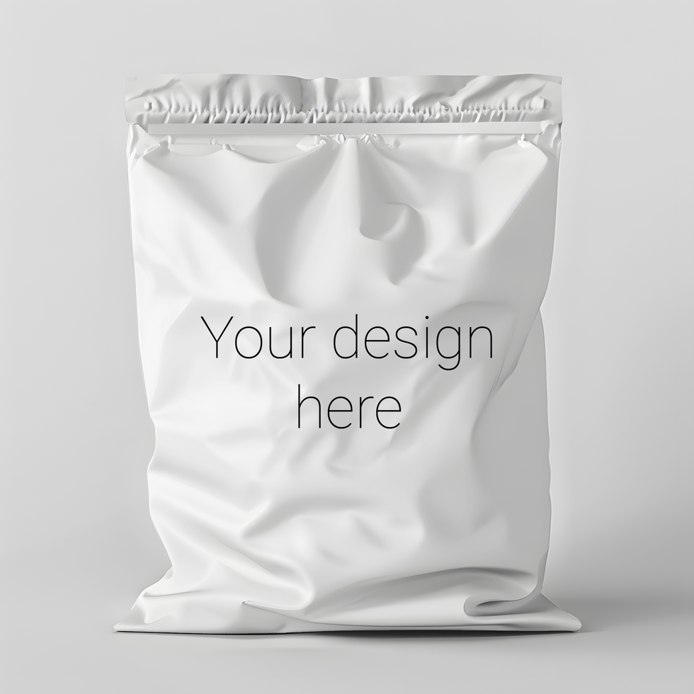 Coffee Packaging on White Background Mockup psd