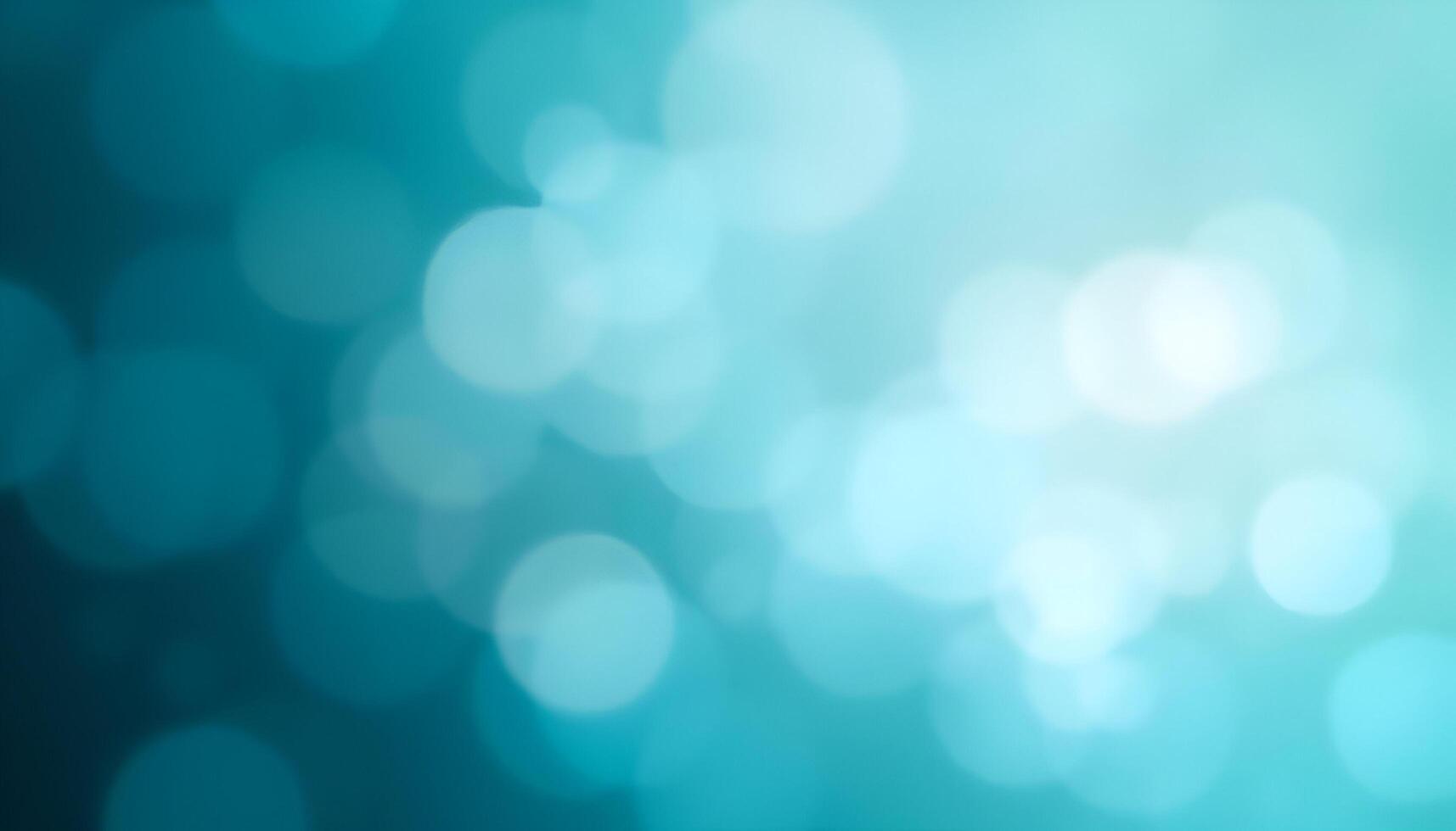 abstract blue bokeh background with light and dark circles photo