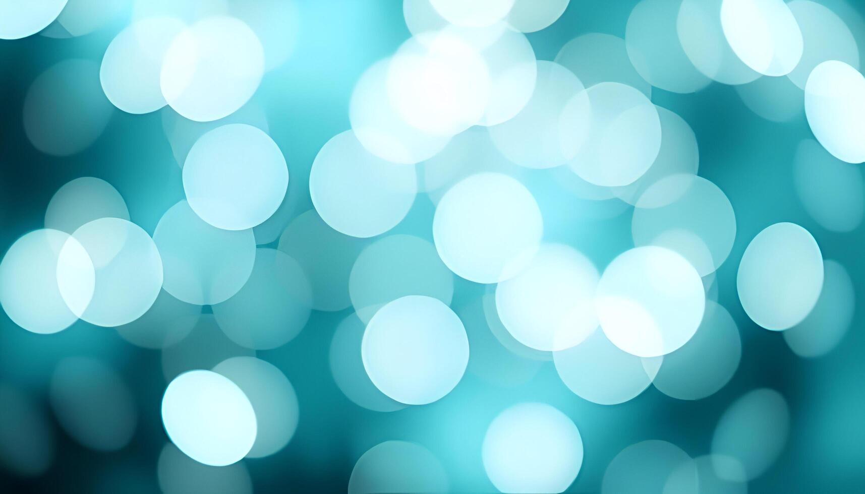 blue bokeh background with white lights photo