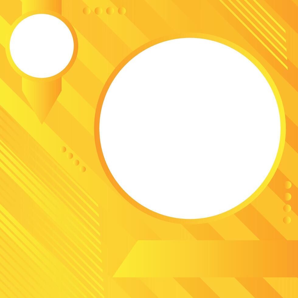 Yellow Social Media Abstract Background Templete vector
