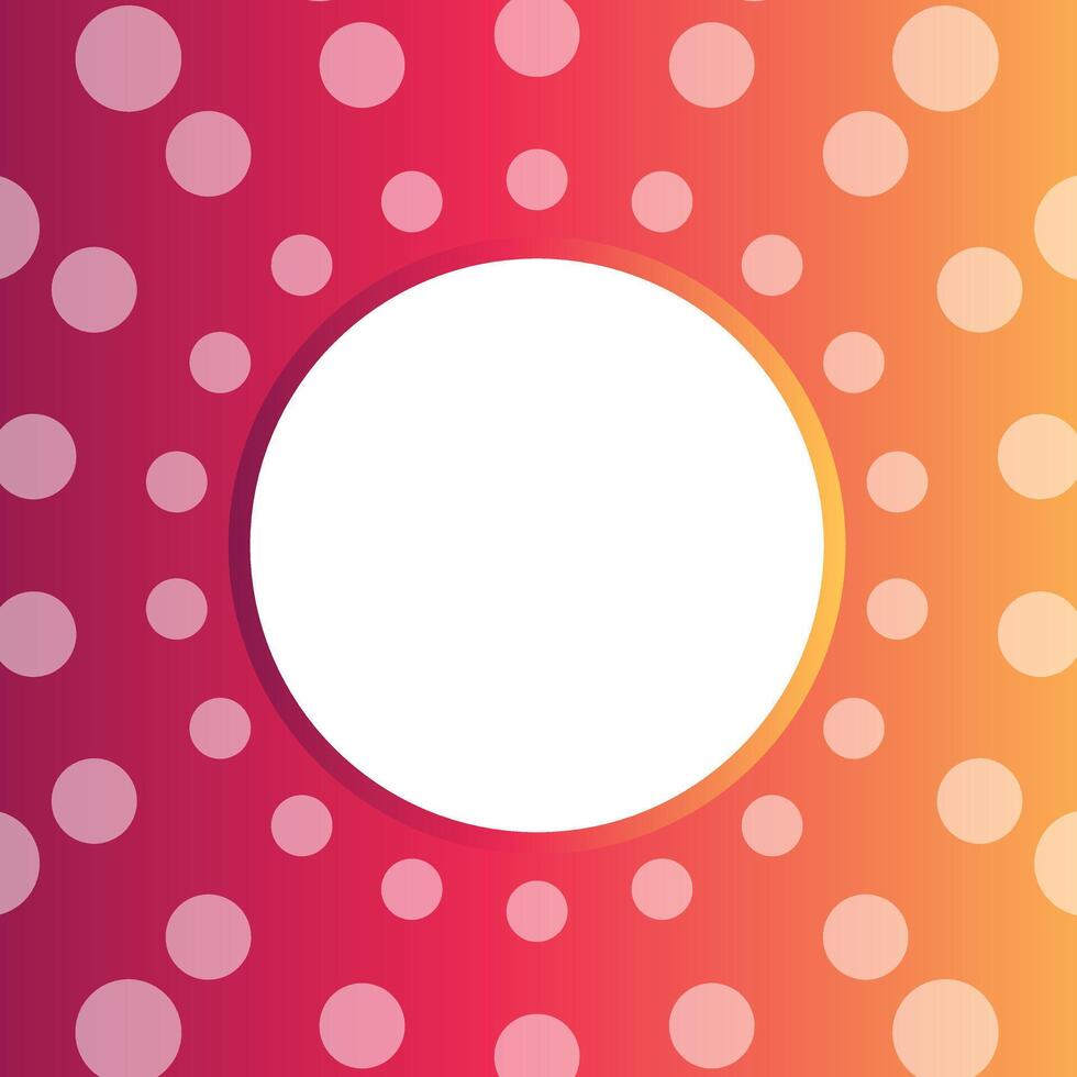White Circle and White dot Abstract Background vector
