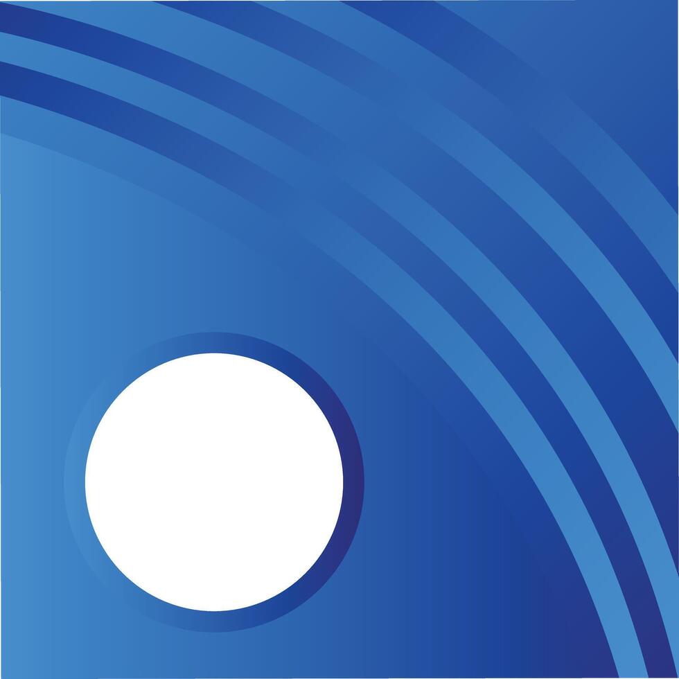 Bule Abstract Background with White circle vector