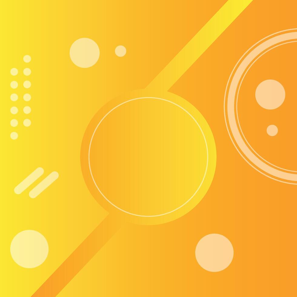 Modern gradient orange and yellow abstract banner background design template vector