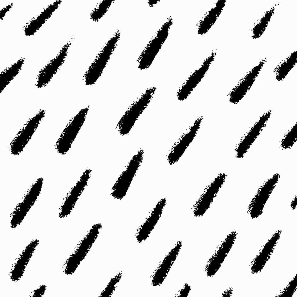 Square hand drawn pattern, pencil black diagonal hatching, rain on white background. Textured crosshatch, scribbles, strokes and lines, sketch. vector