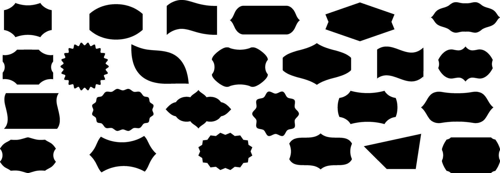 Sale sticker Stencil Frame Border Price tag Quality Shopping label vector