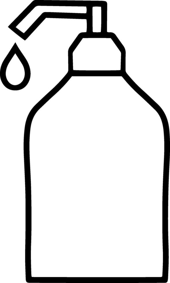 Doodle cleaning cream clipart Hand drawn art vector
