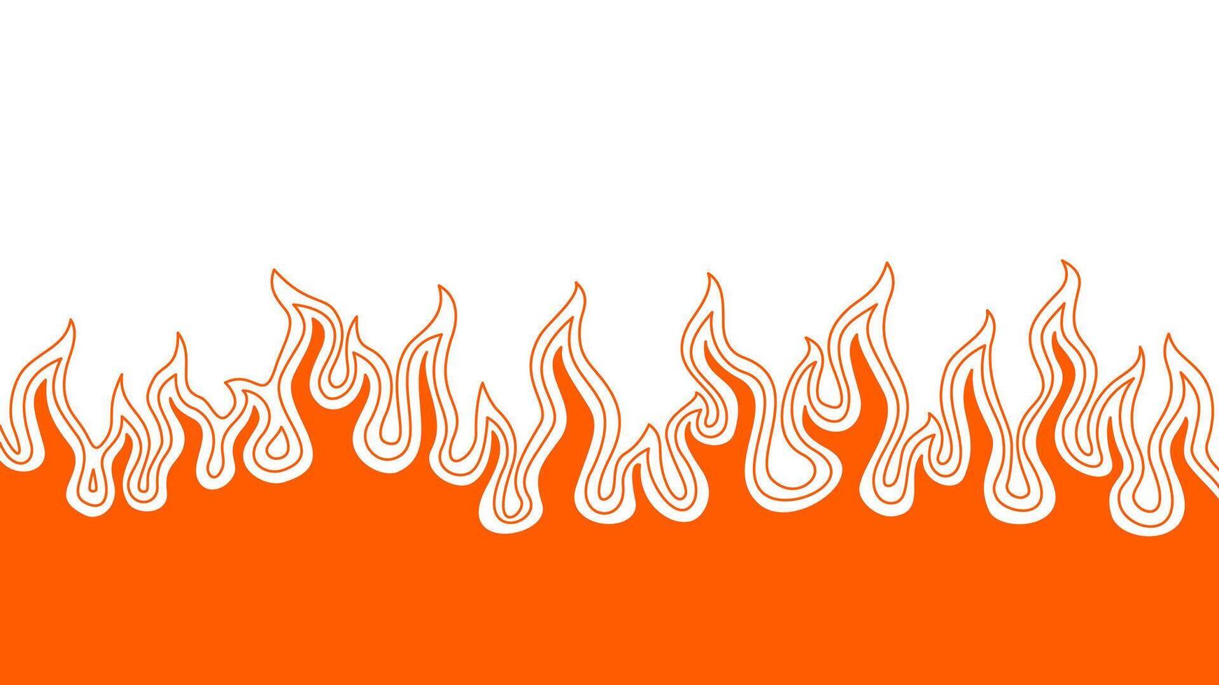 Abstract Fire Background. Abstract flame Background. doodle fire background. Flame Seamless Pattern. Fire flame seamless pattern. vector