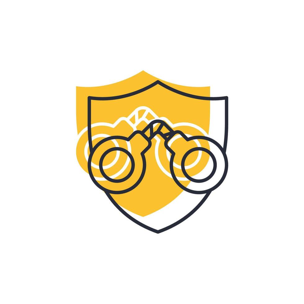 Kidnap icon illustration. Kidnap symbol isolated on white background vector