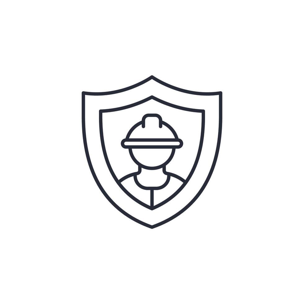 Worker's Compensation icon illustration. Worker's Compensation symbol isolated on white background vector
