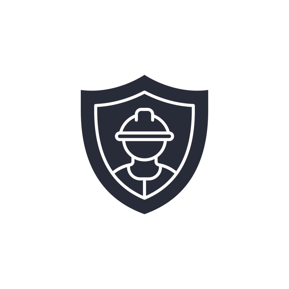 Worker's Compensation icon illustration. Worker's Compensation symbol isolated on white background vector