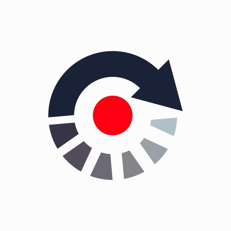 reload, icon, logo, design, template vector