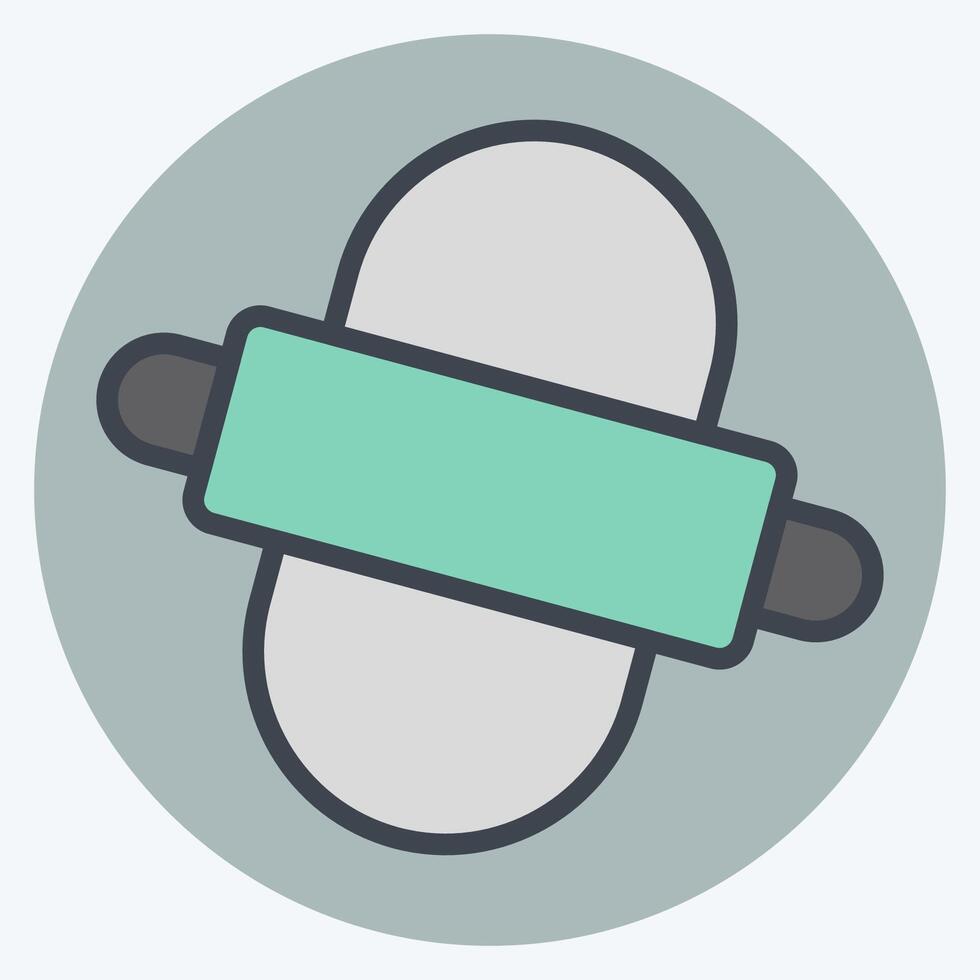 Icon Making. related to Breakfast symbol. color mate style. simple illustration vector