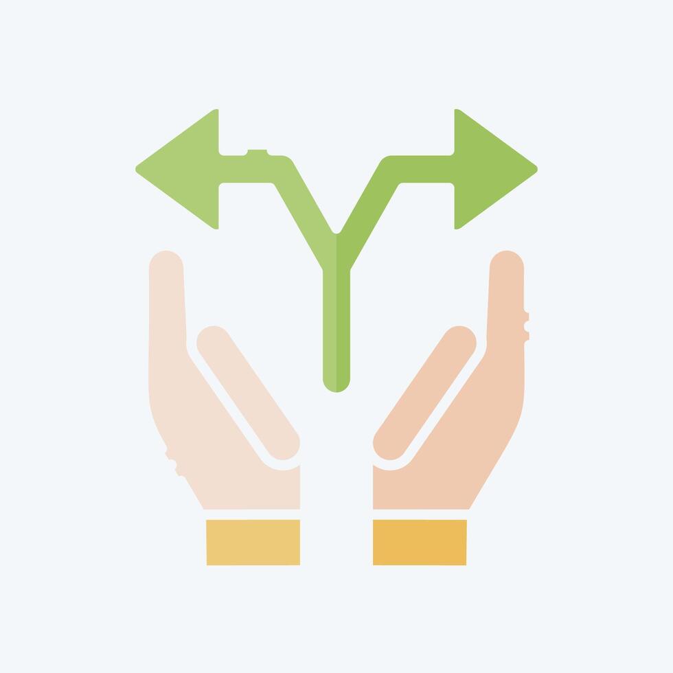 Icon Option. related to Choice symbol. doodle style. simple illustration vector