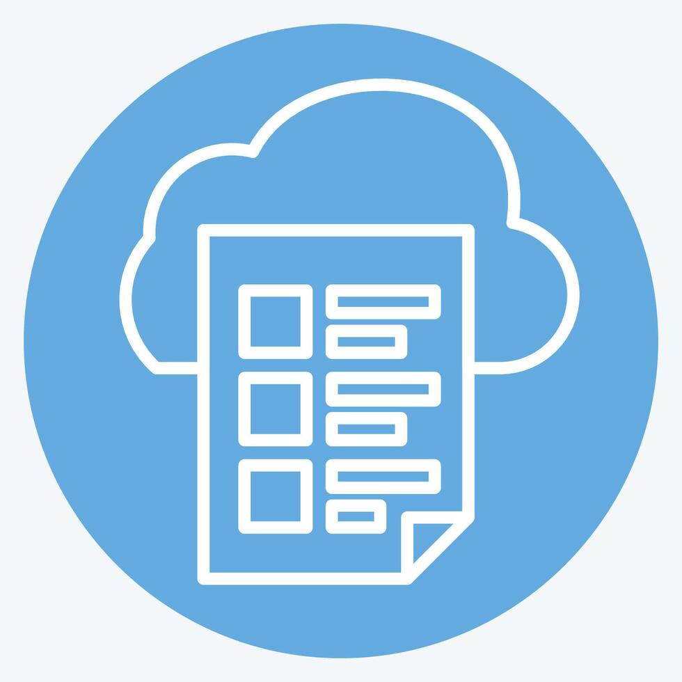 Icon Fire Access. related to Network symbol. blue eyes style. simple illustration vector