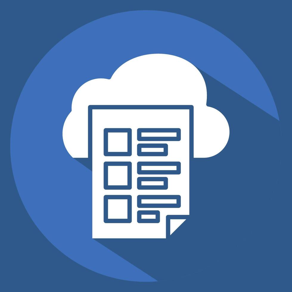 Icon Fire Access. related to Network symbol. long shadow style. simple illustration vector