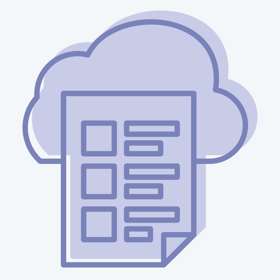 Icon Fire Access. related to Network symbol. two tone style. simple illustration vector