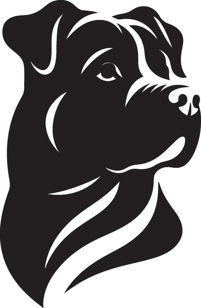 Dog silhouettes design with a white background vector