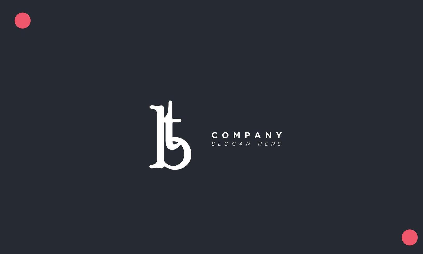 BT Alphabet letters Initials Monogram logo vector