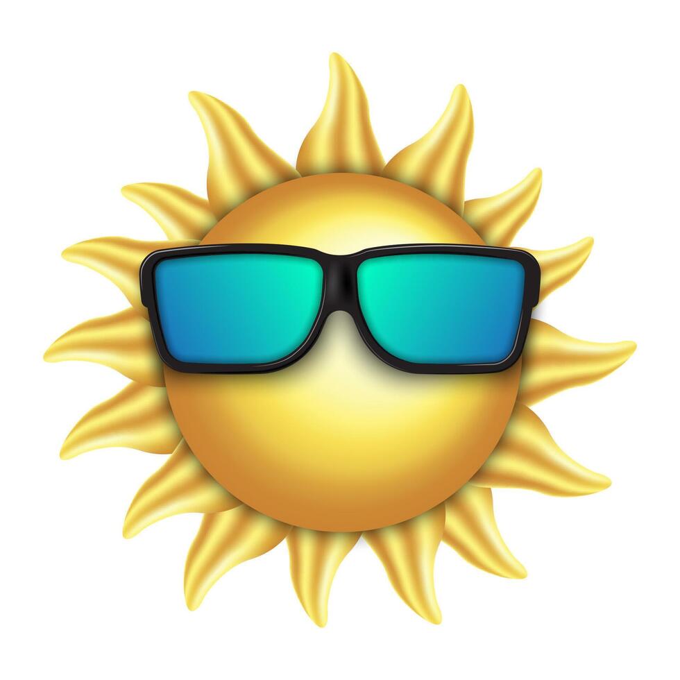 ♡sun♡ Cute Sun Cartoon Character Happy Sun Stock Vector (Royalty