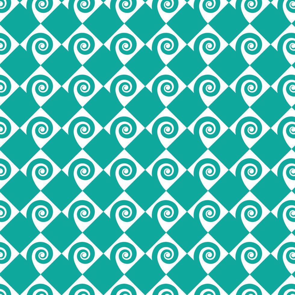 Square and Spiral Swirl Seamless Abstract Geometric Stripes Line Motif Background vector