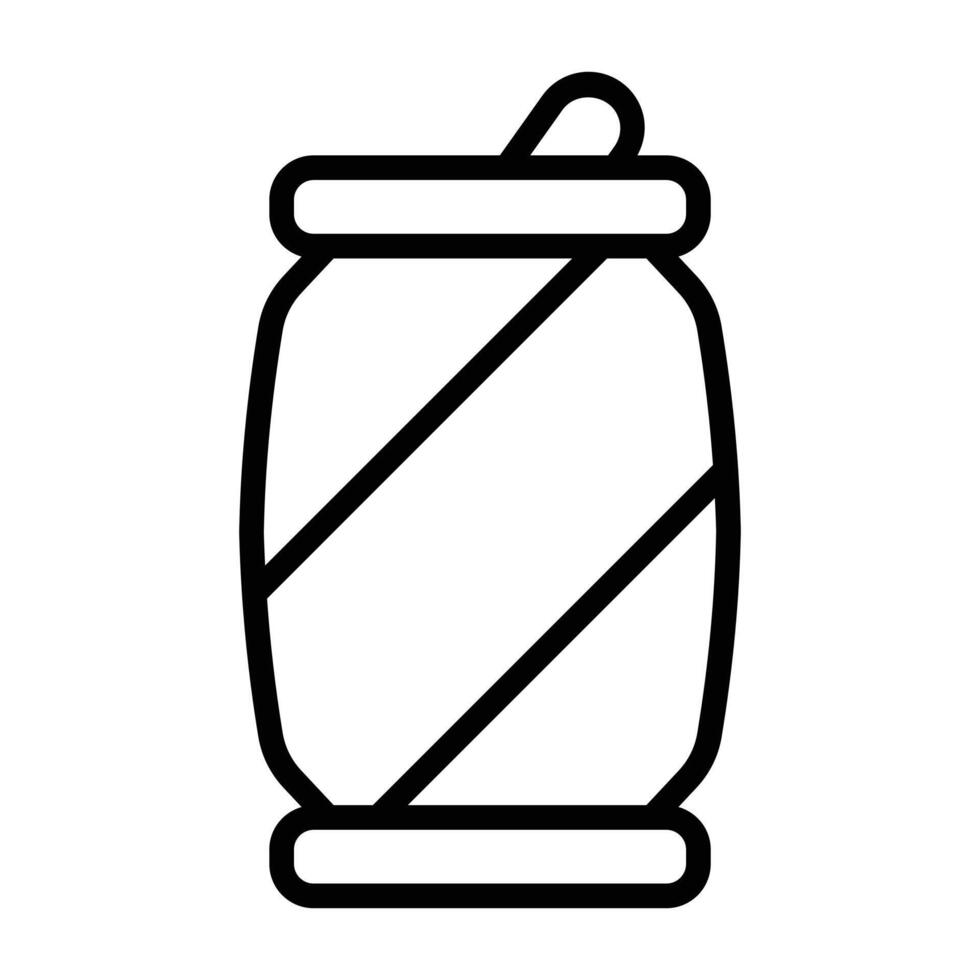 Simple Soda Can icon. The icon can be used for websites, print templates, presentation templates, illustrations, etc vector