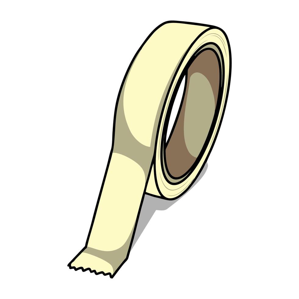masking tape or selotip vector