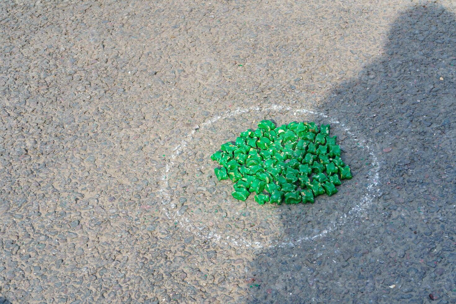 Traditional national Asian game - Alchiki, known in other cultures as - Knucklebones, Shagai or Ankle bones on the Nouruz holiday. Symbolizing cultural tradition and communal activity. photo