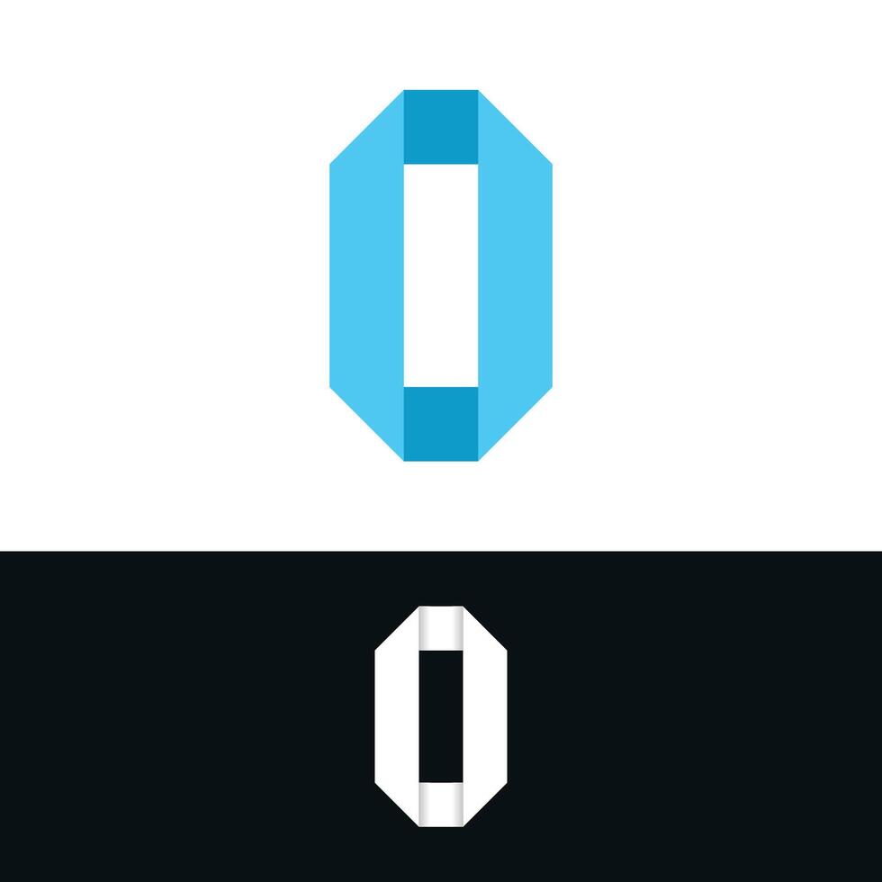 Creative abstract initial letter O logo design. Premium vector
