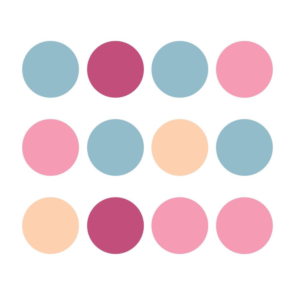 Abstract color palette banner stunning collection on white background vector