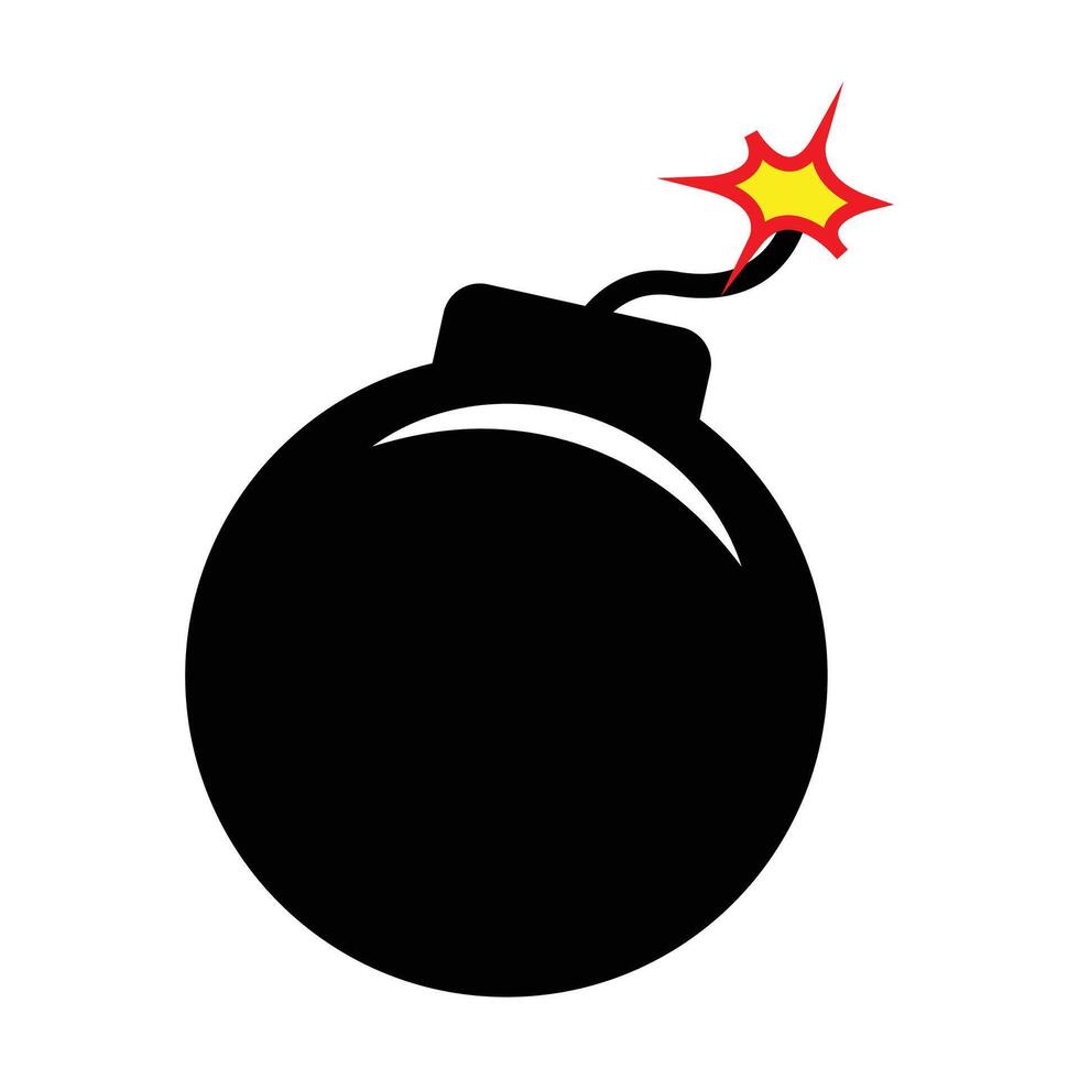 Bomb cartoon illustration mind blowing sign and symbol vector