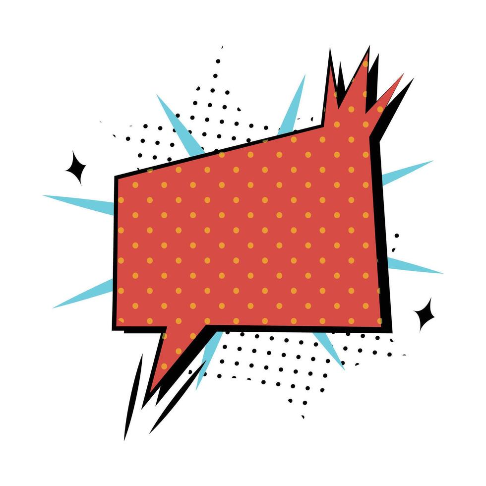 Comic bubbles element illustration isolated on a white background vector