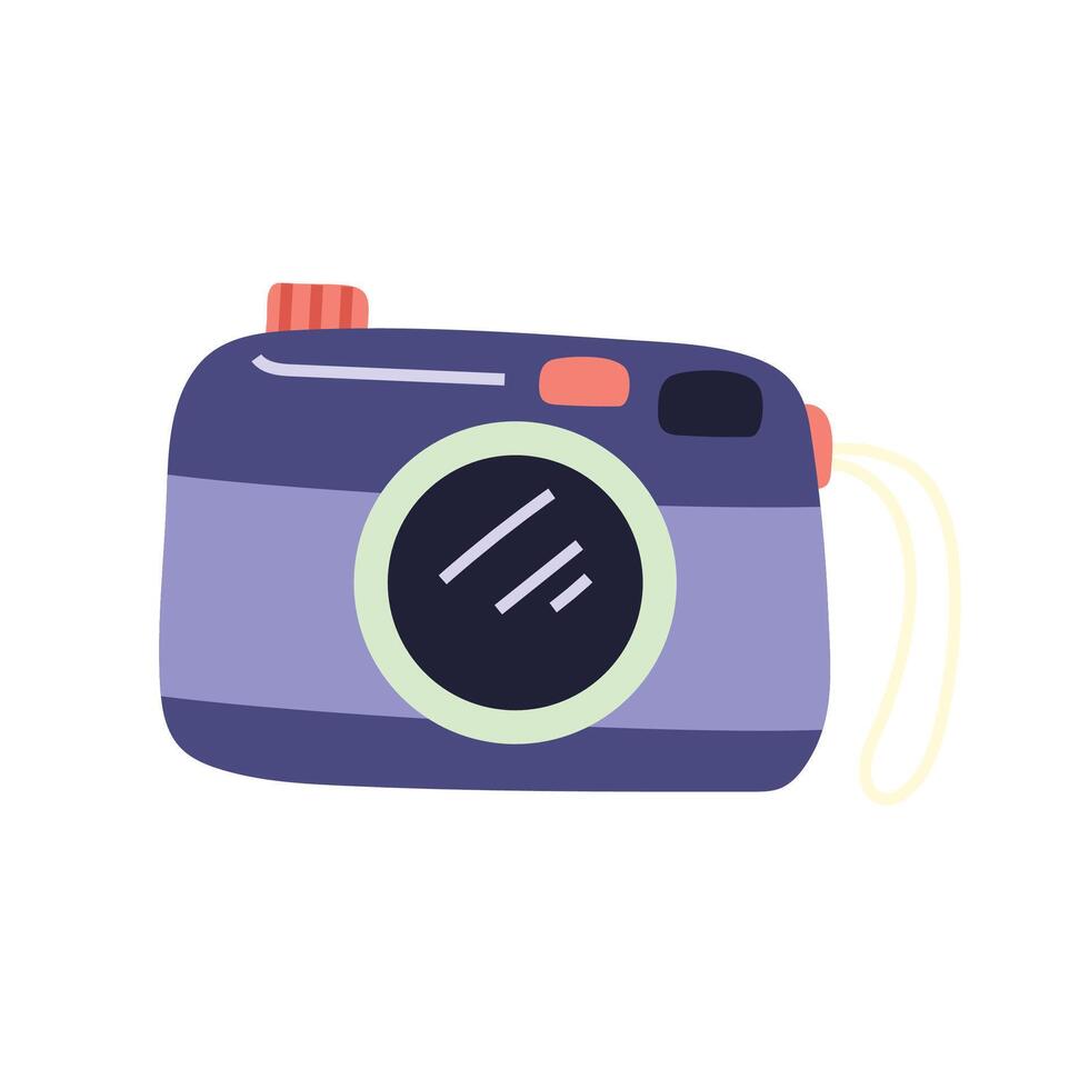 Camera illustration isolated on white background vector