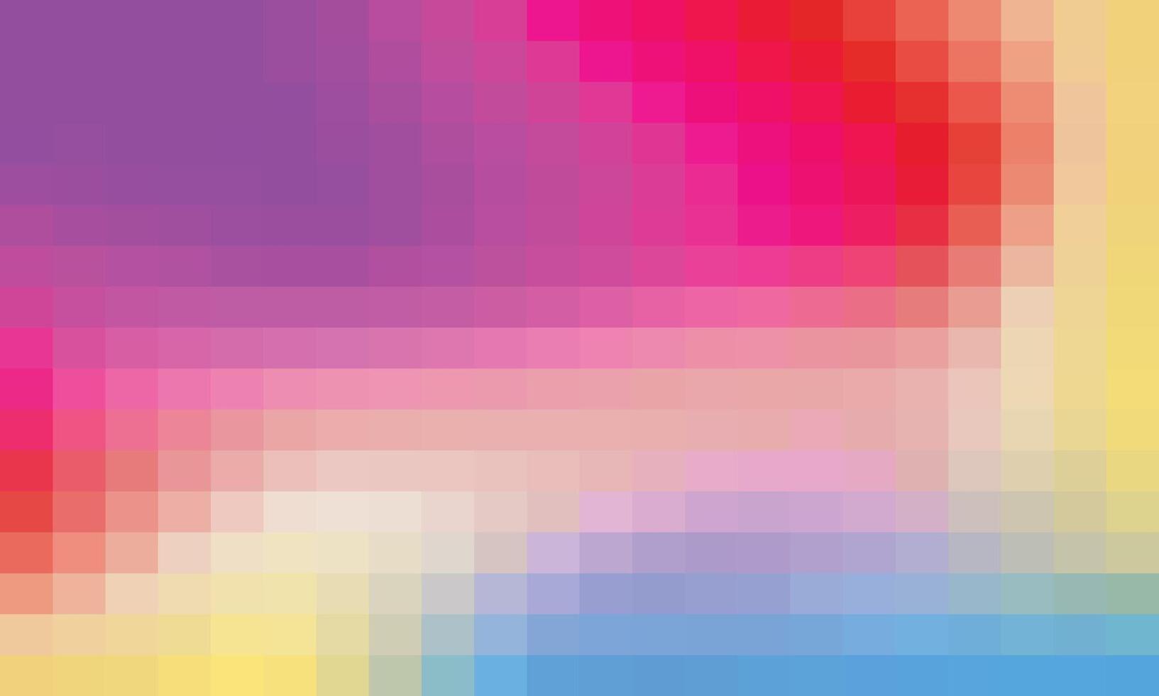 Abstract and colorful pixel background design vector