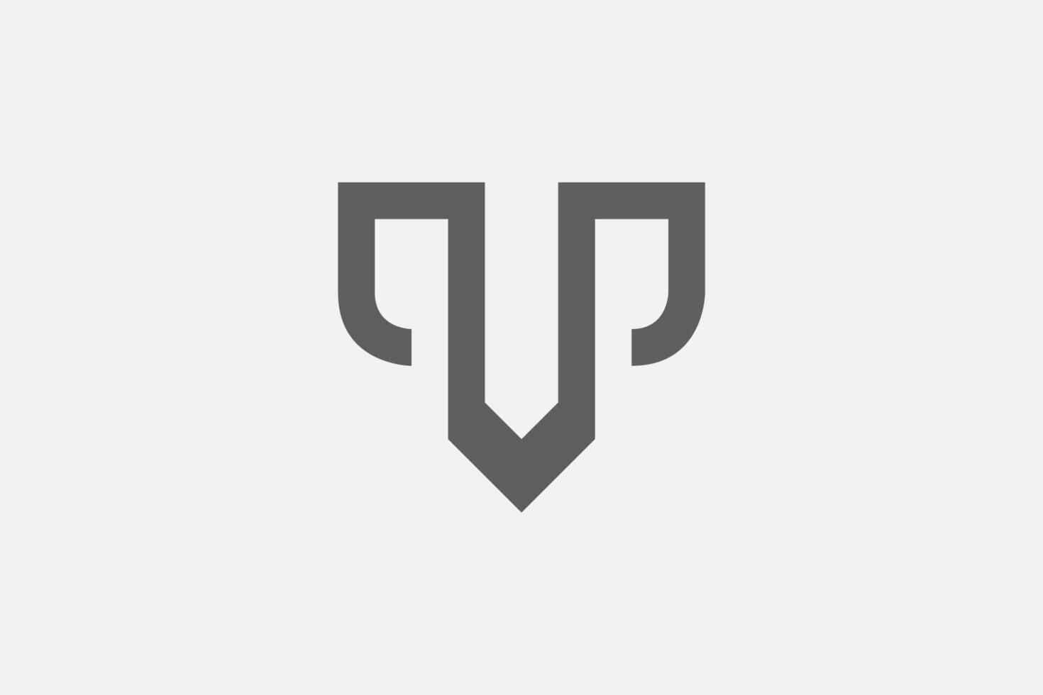 Abstract letter T and lion face logo vector