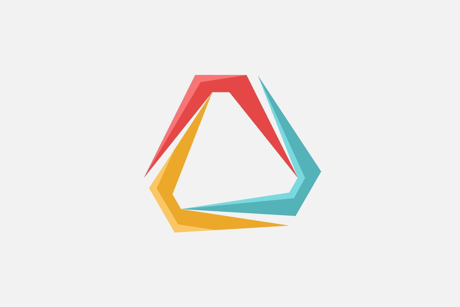 Triangle geometric abstract vector