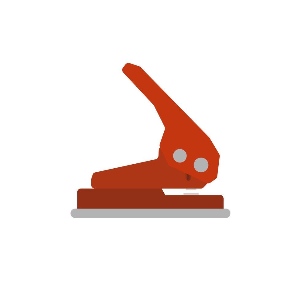 paper hole puncher icon flat style illustration vector