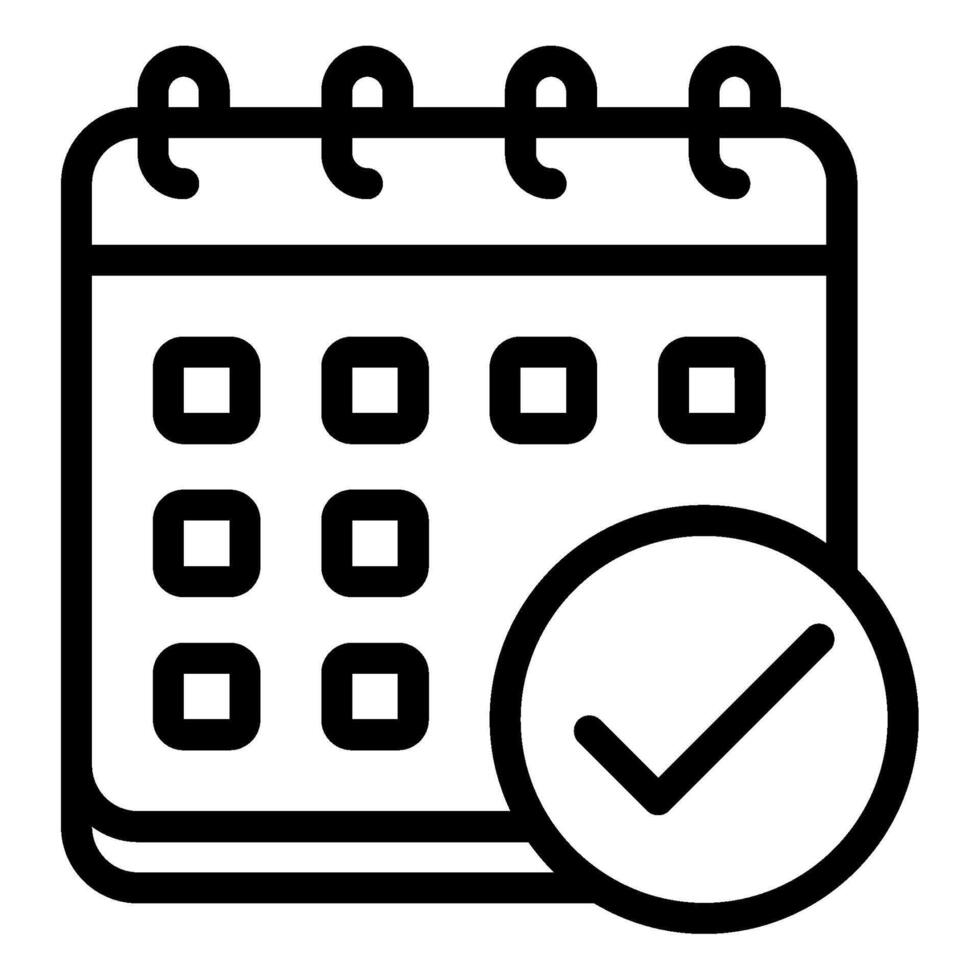 Appointment Time and Date icon illustration vector