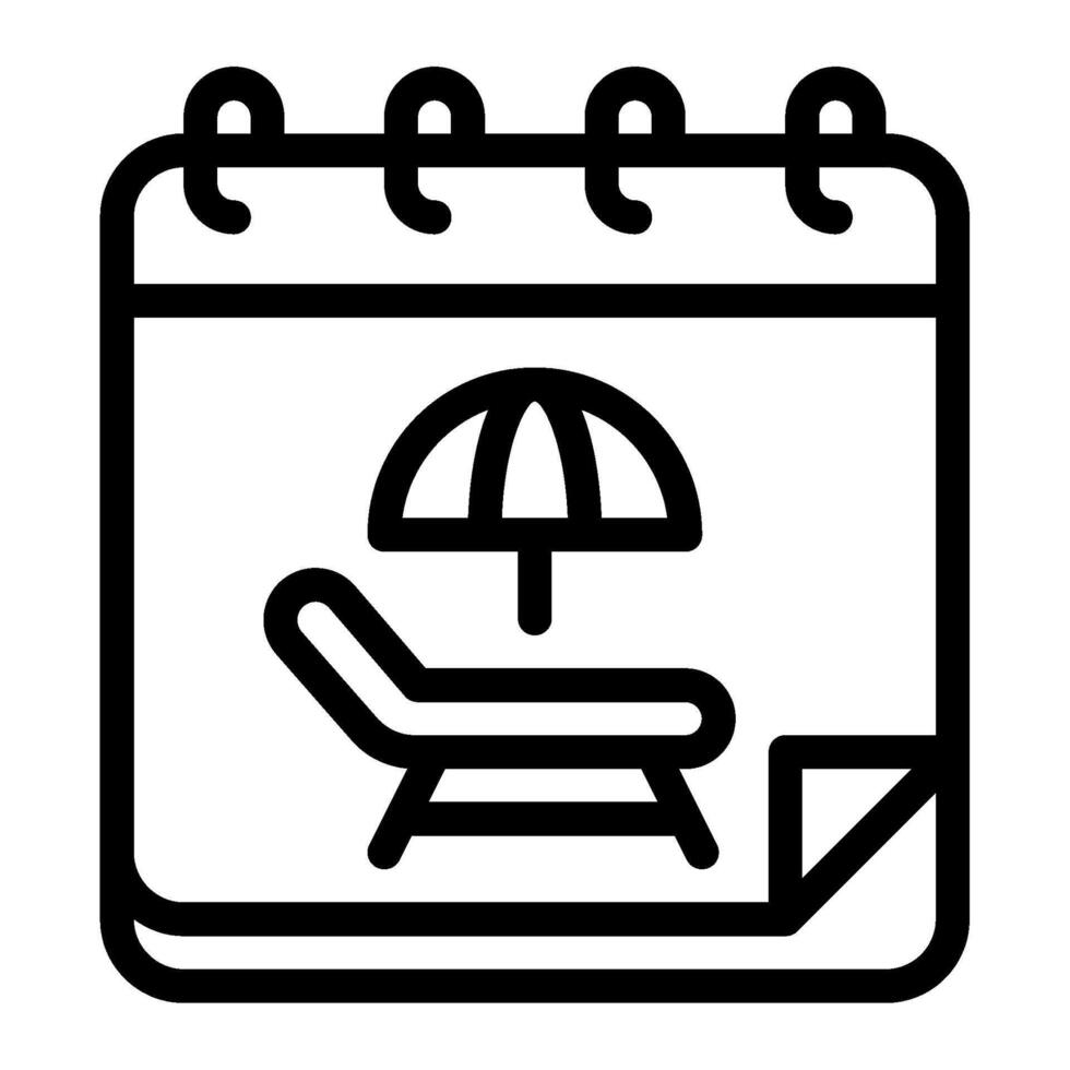 Holiday Time and Date icon illustration vector