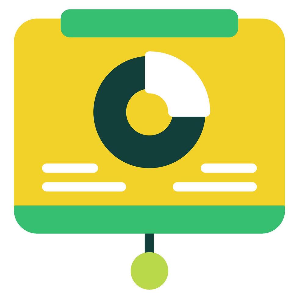 Presentation Business management icon illustration vector