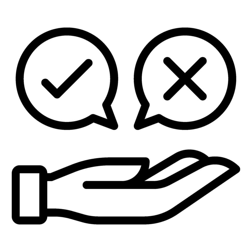 Decision Business management icon illustration vector