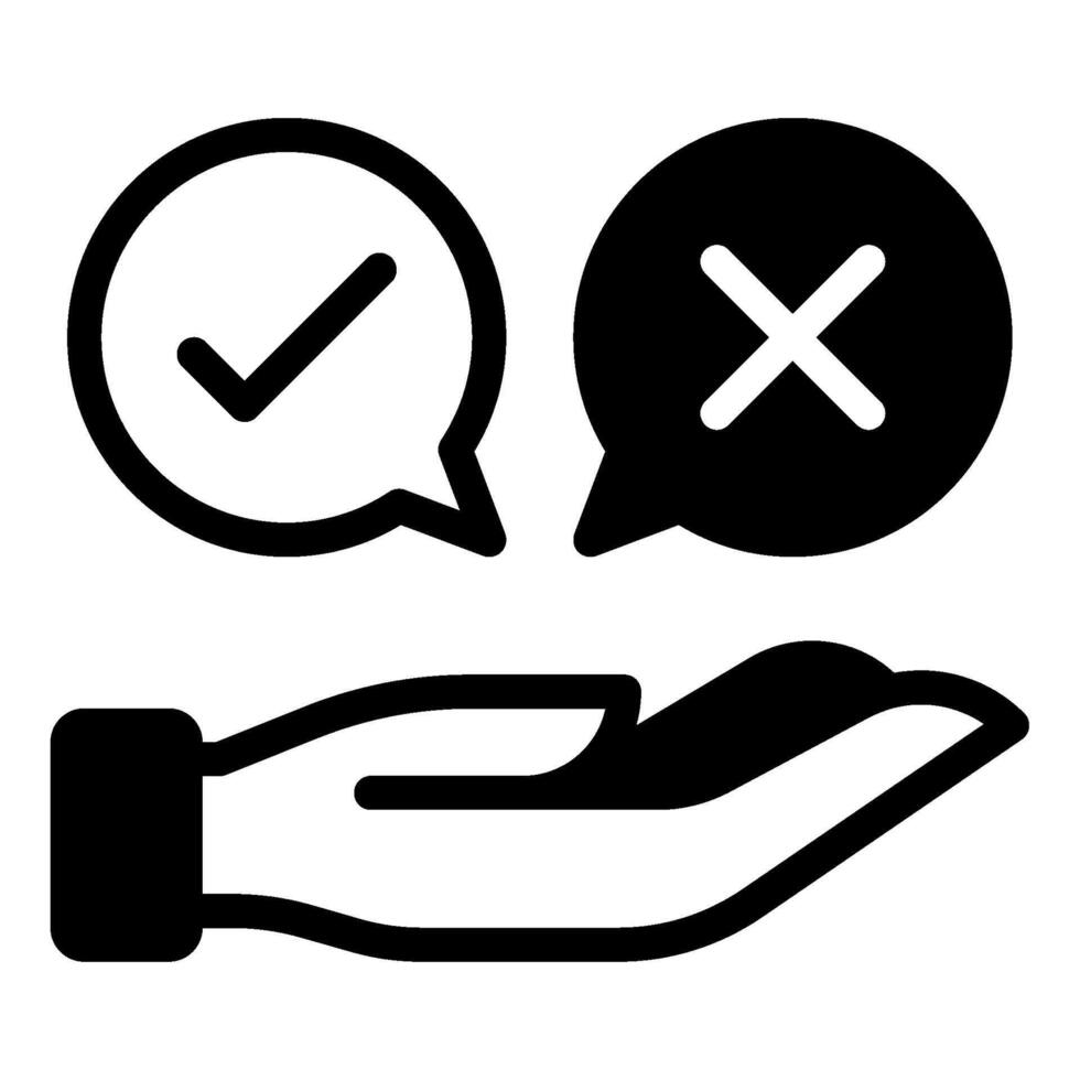 Decision Business management icon illustration vector