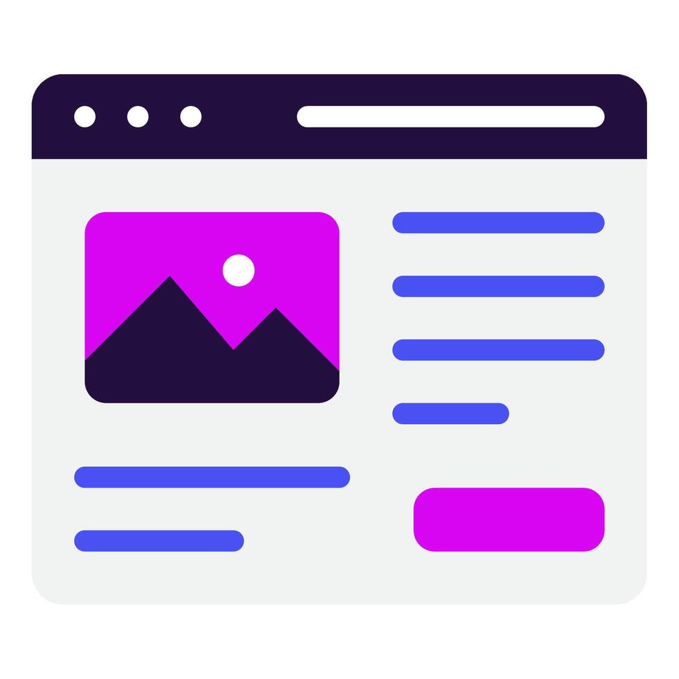 Blog digital marketing icon illustration vector
