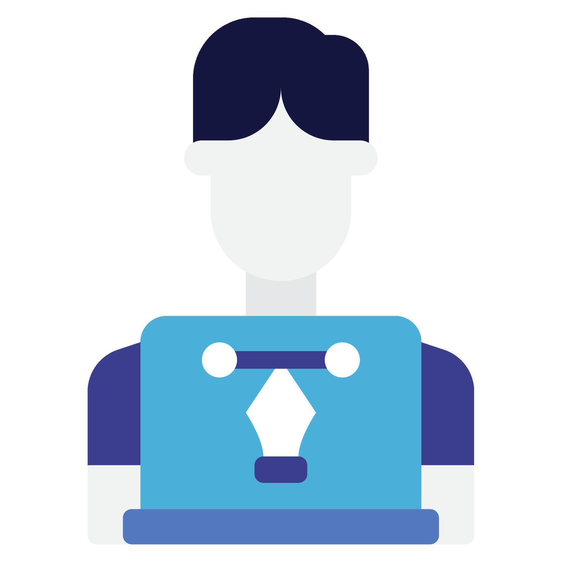 Programmer avatar job icon illustration 49313832 Vector Art at Vecteezy