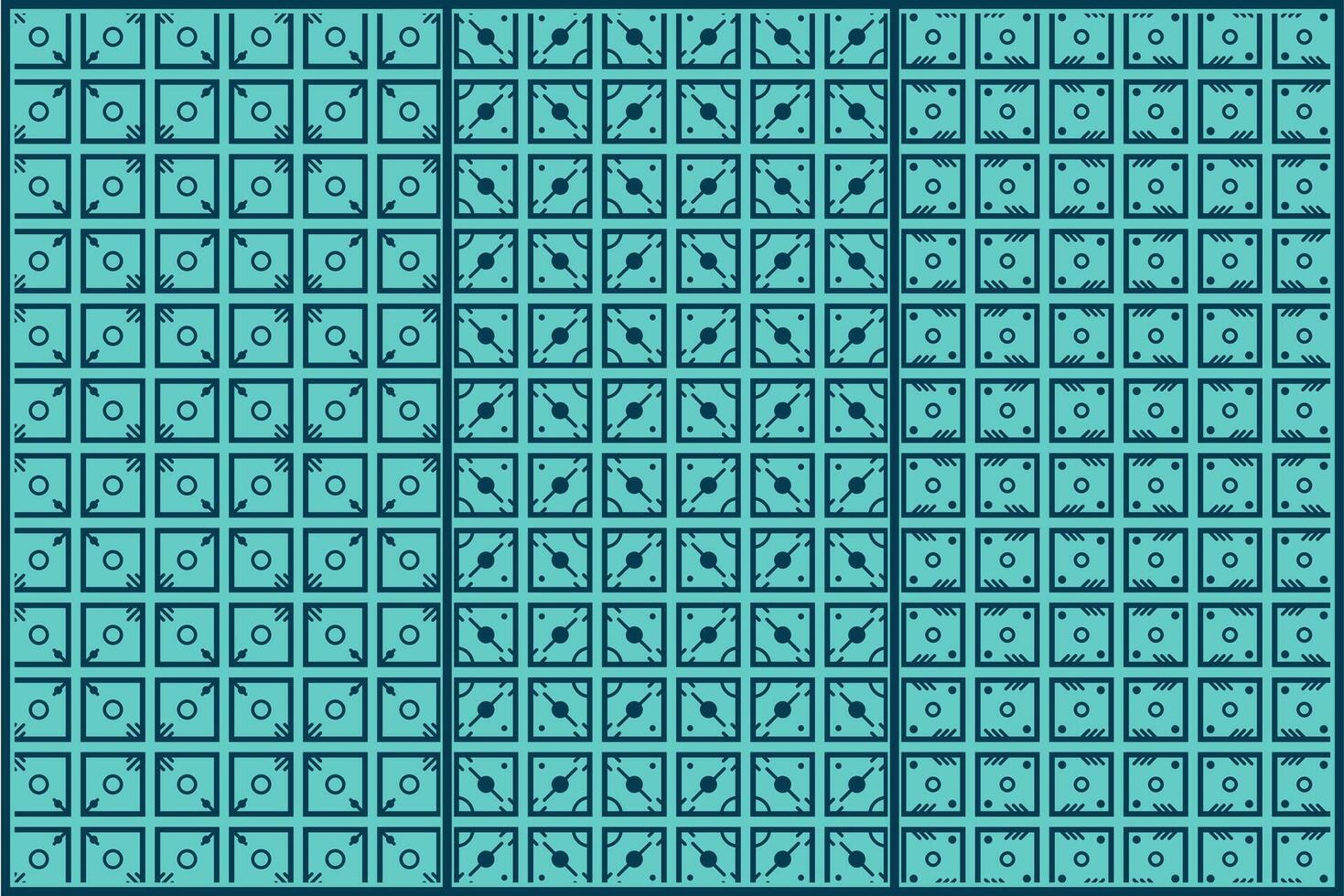 creative pattern of rectangle shape with simple ornaments with colorful monochrome style vector